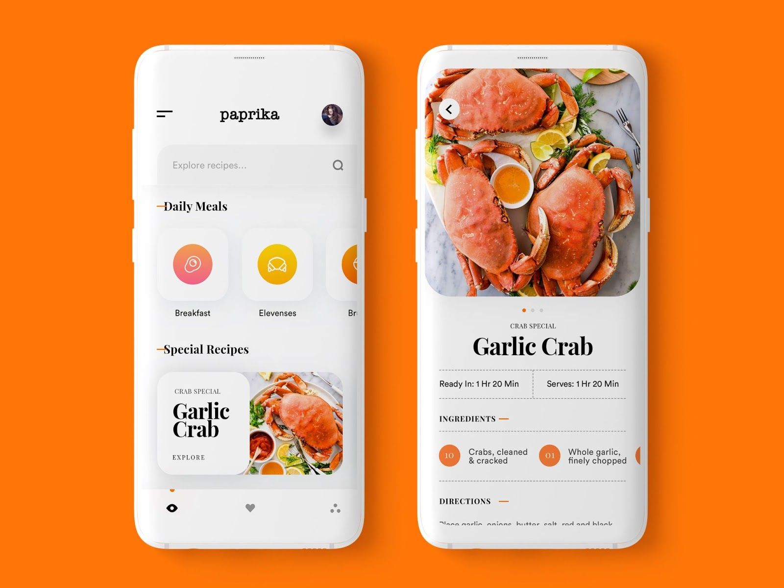 example of recipe app