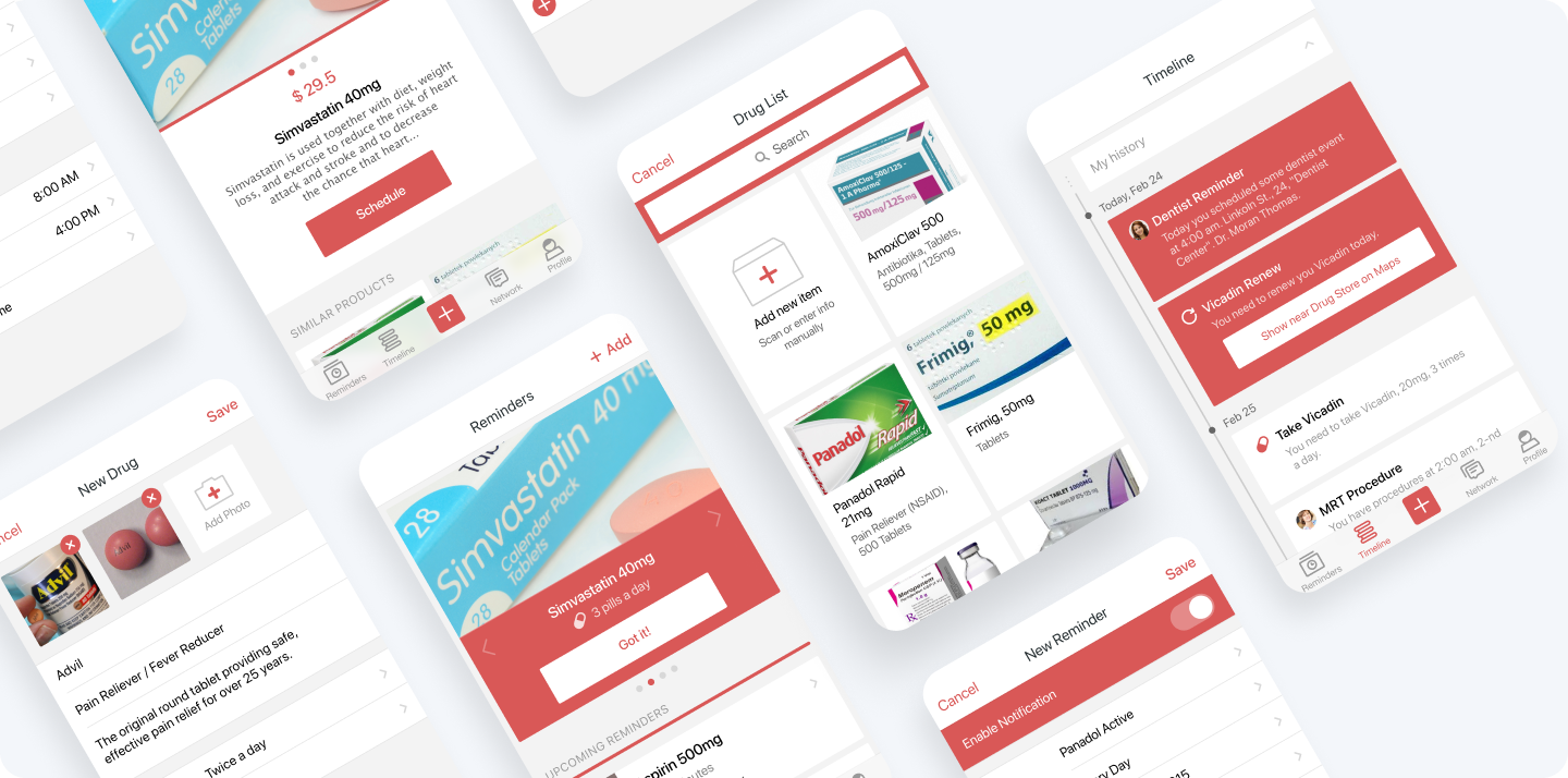 Screenshots of ‘Melbourne Doctor: Secure My Health’ application