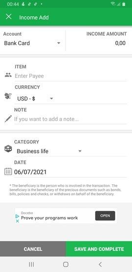 Bank and payment systems integration example