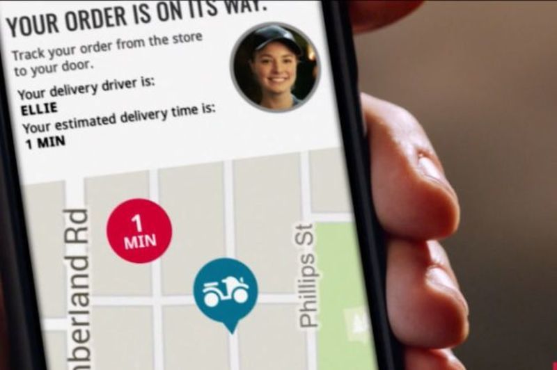 An example of GPS food tracking