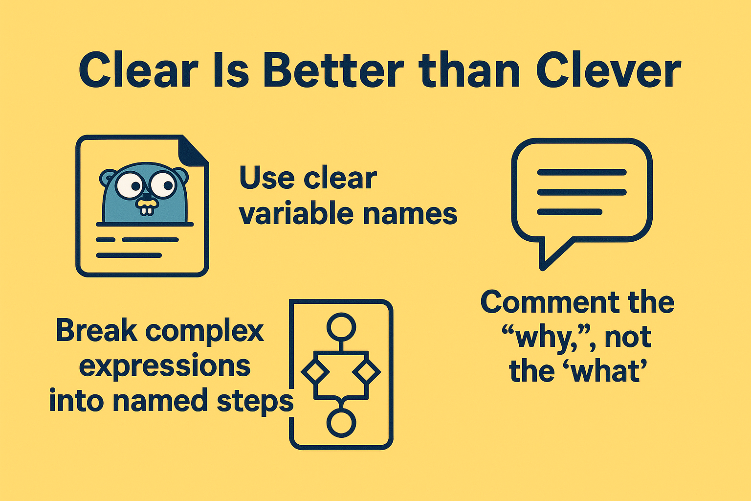 Advice for clear code