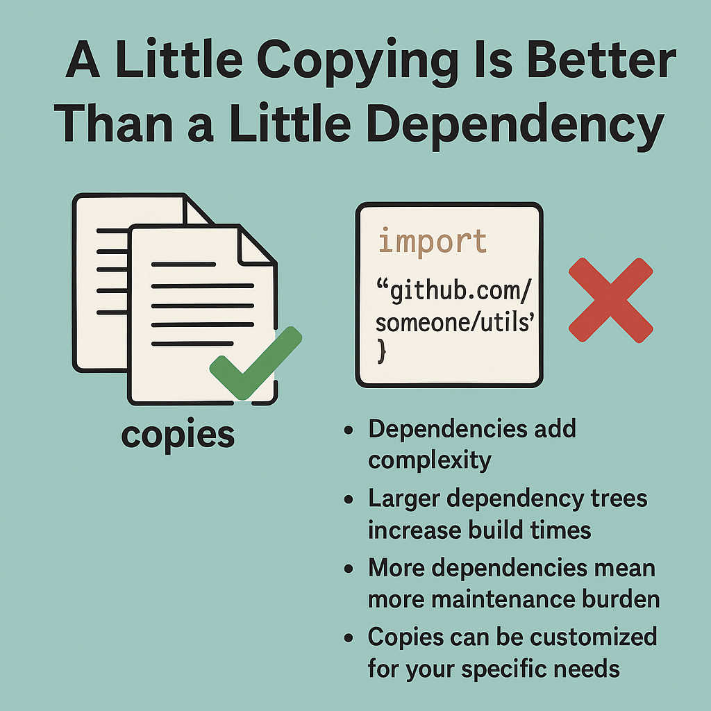 Benefits of coping, not dependencies