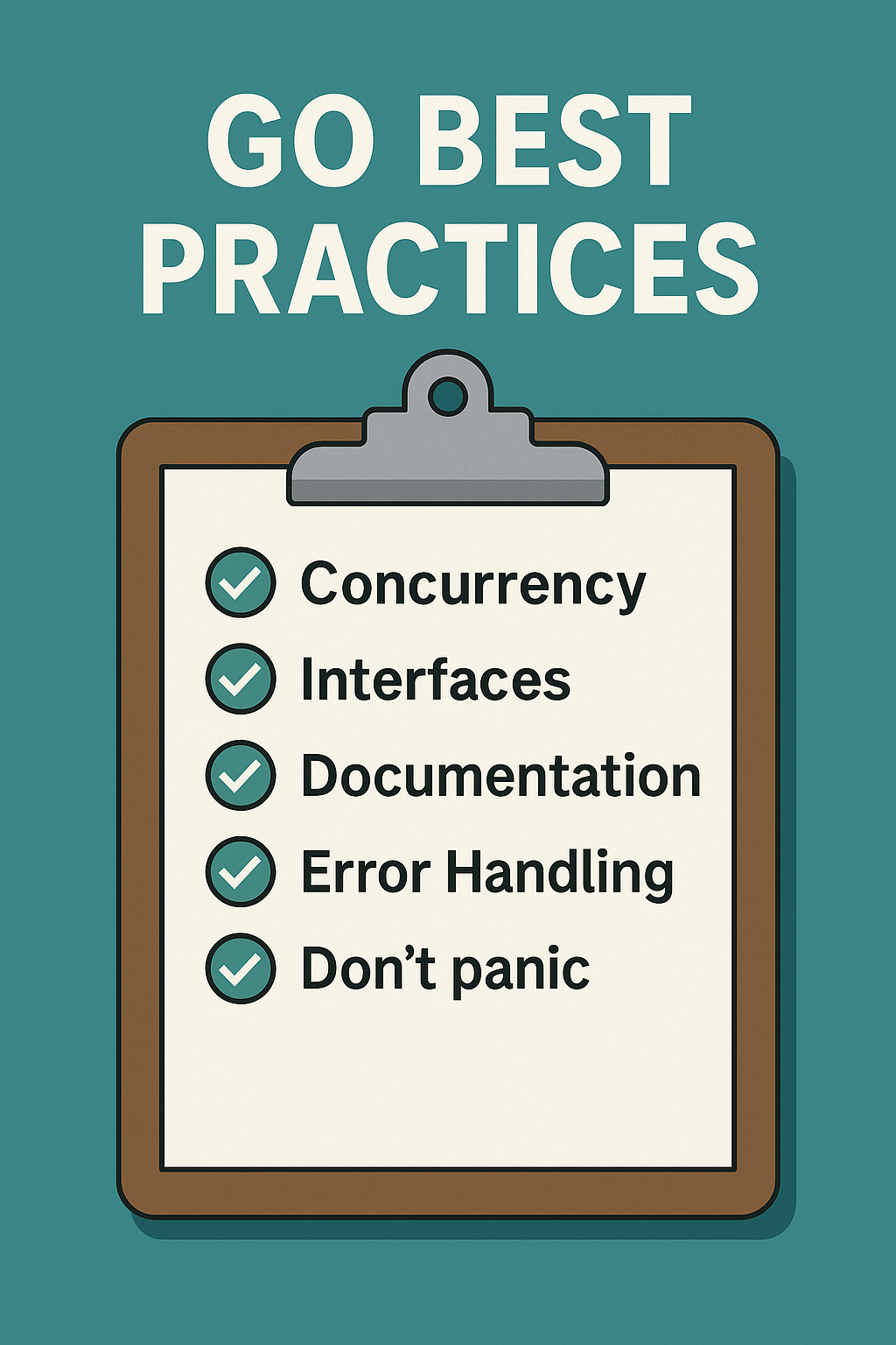 Five of the Go best practices