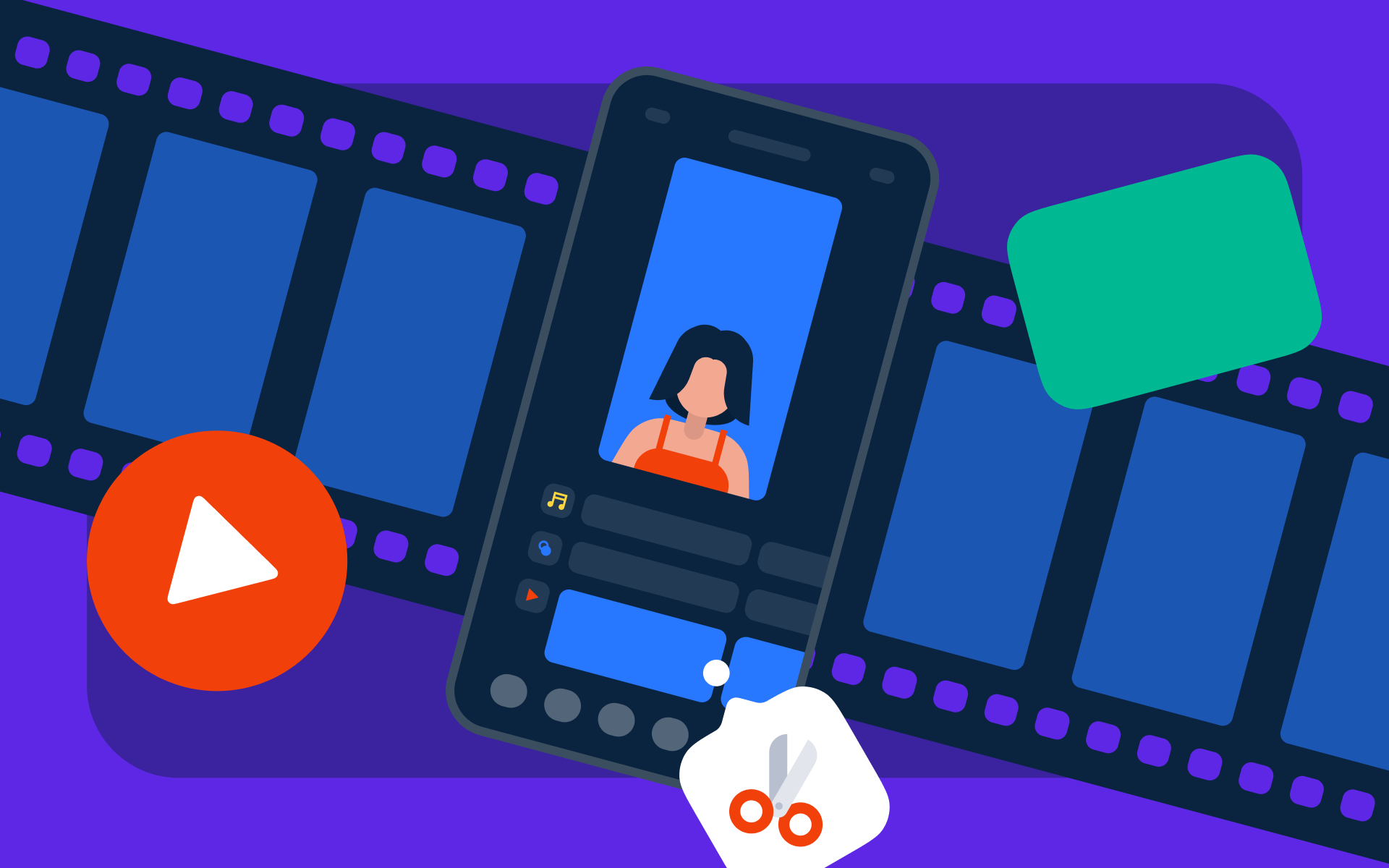 Mobile application to edit video