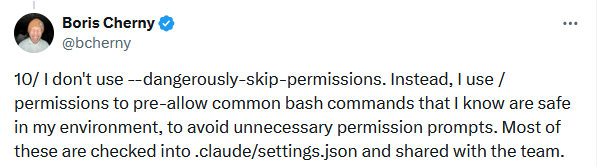 Screenshot of Boris Cherny's post 10
