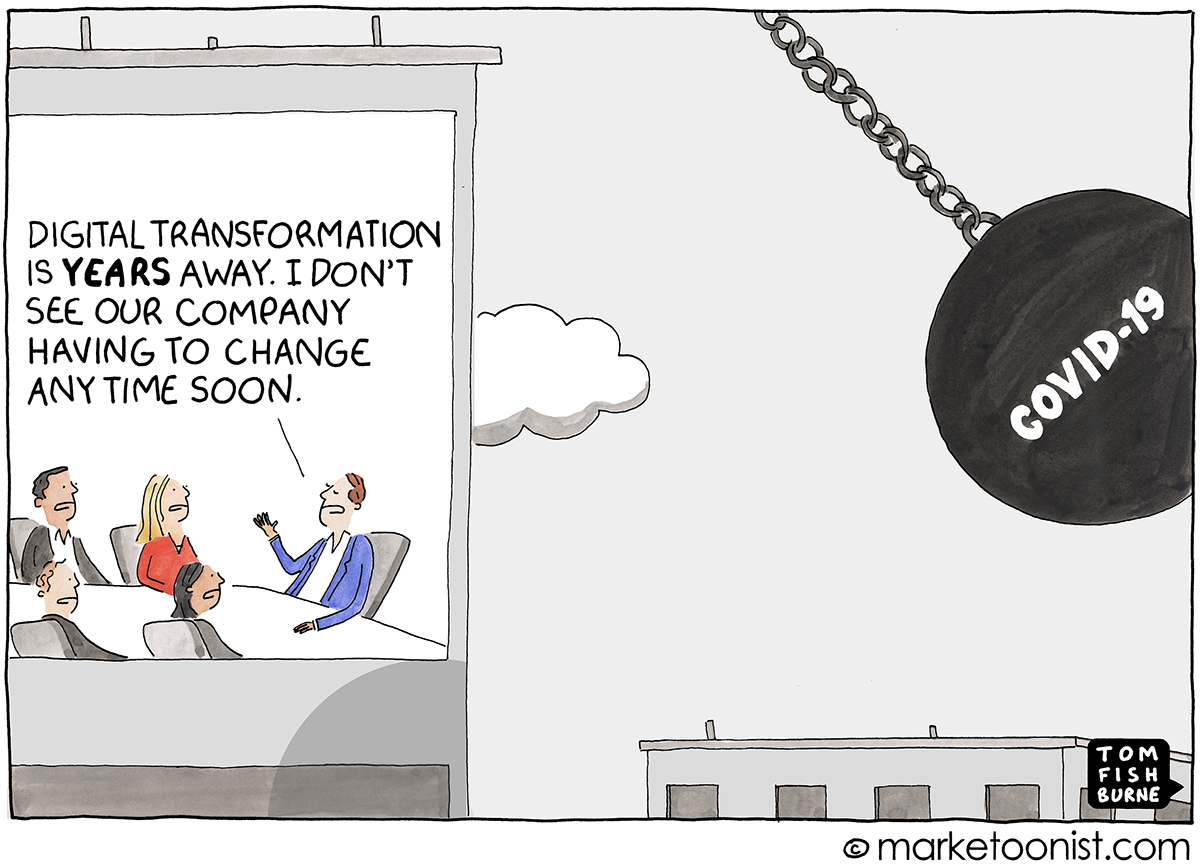 Covid-19 breaking the thoughts that digital transformation is years away