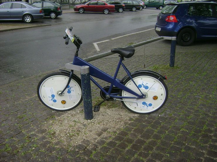 A bicycle in the ‘Copenhagen City Bikes’ program
